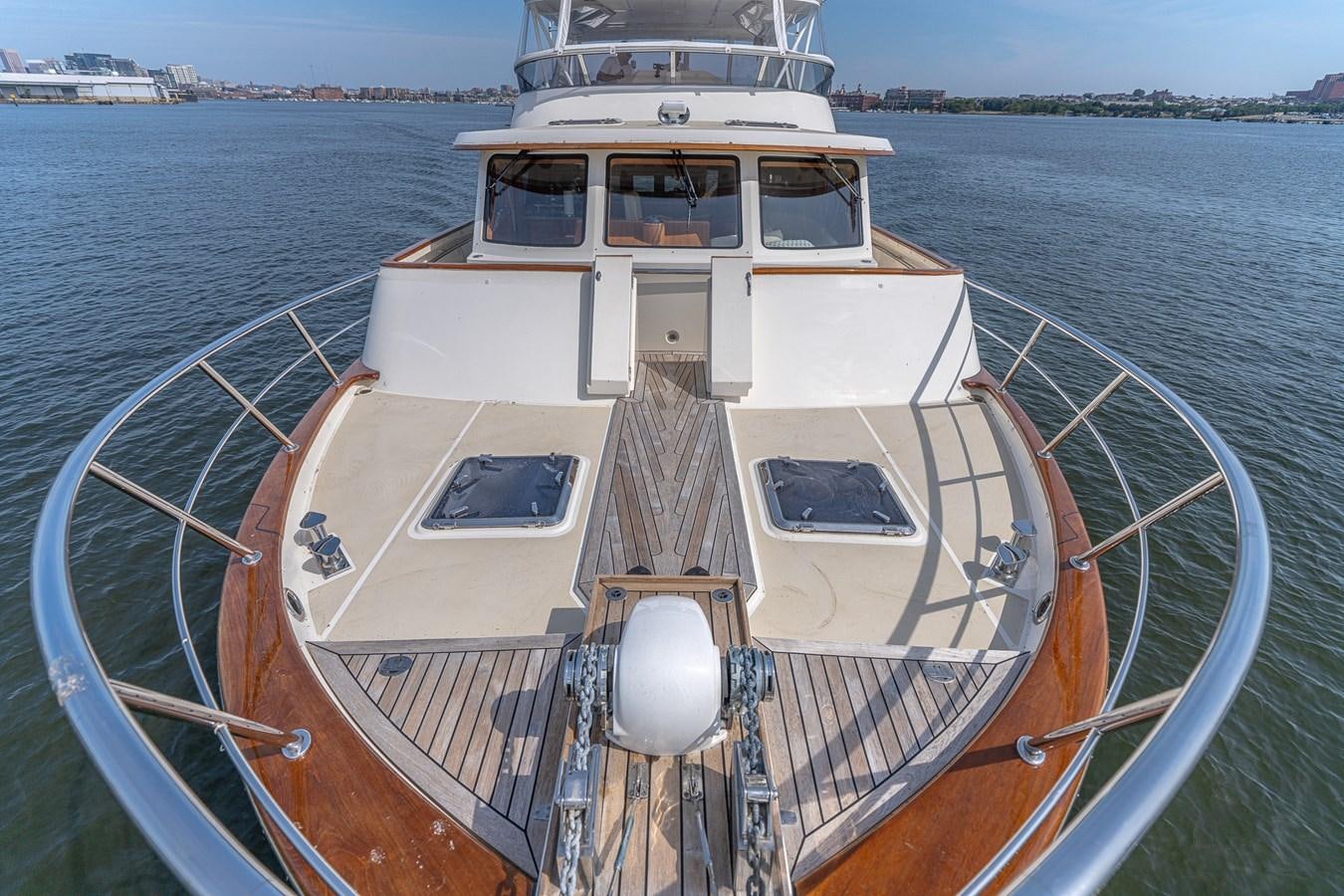 a boat on the water aboard UNDERDOG Yacht for Sale
