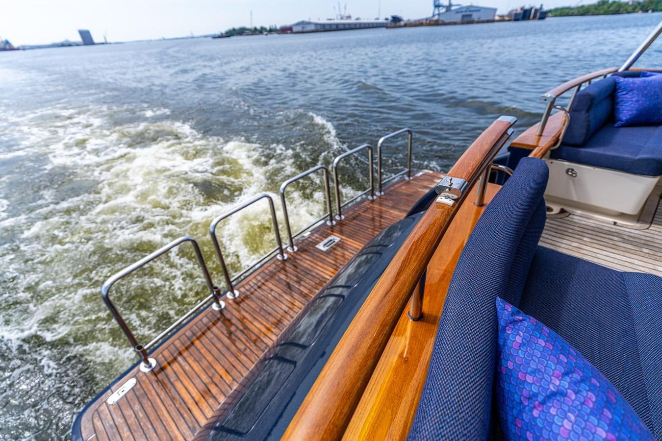 a boat on the water aboard UNDERDOG Yacht for Sale