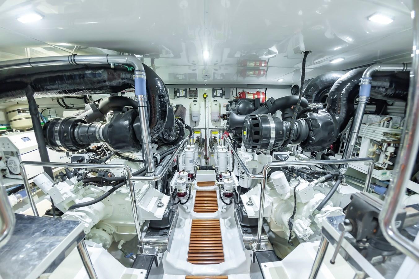 a machine with many wires aboard UNDERDOG Yacht for Sale