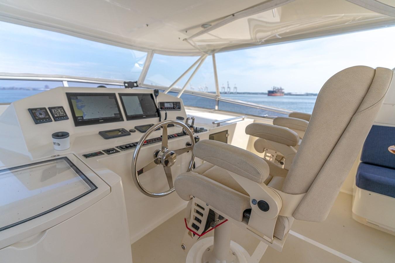 inside of a car aboard UNDERDOG Yacht for Sale