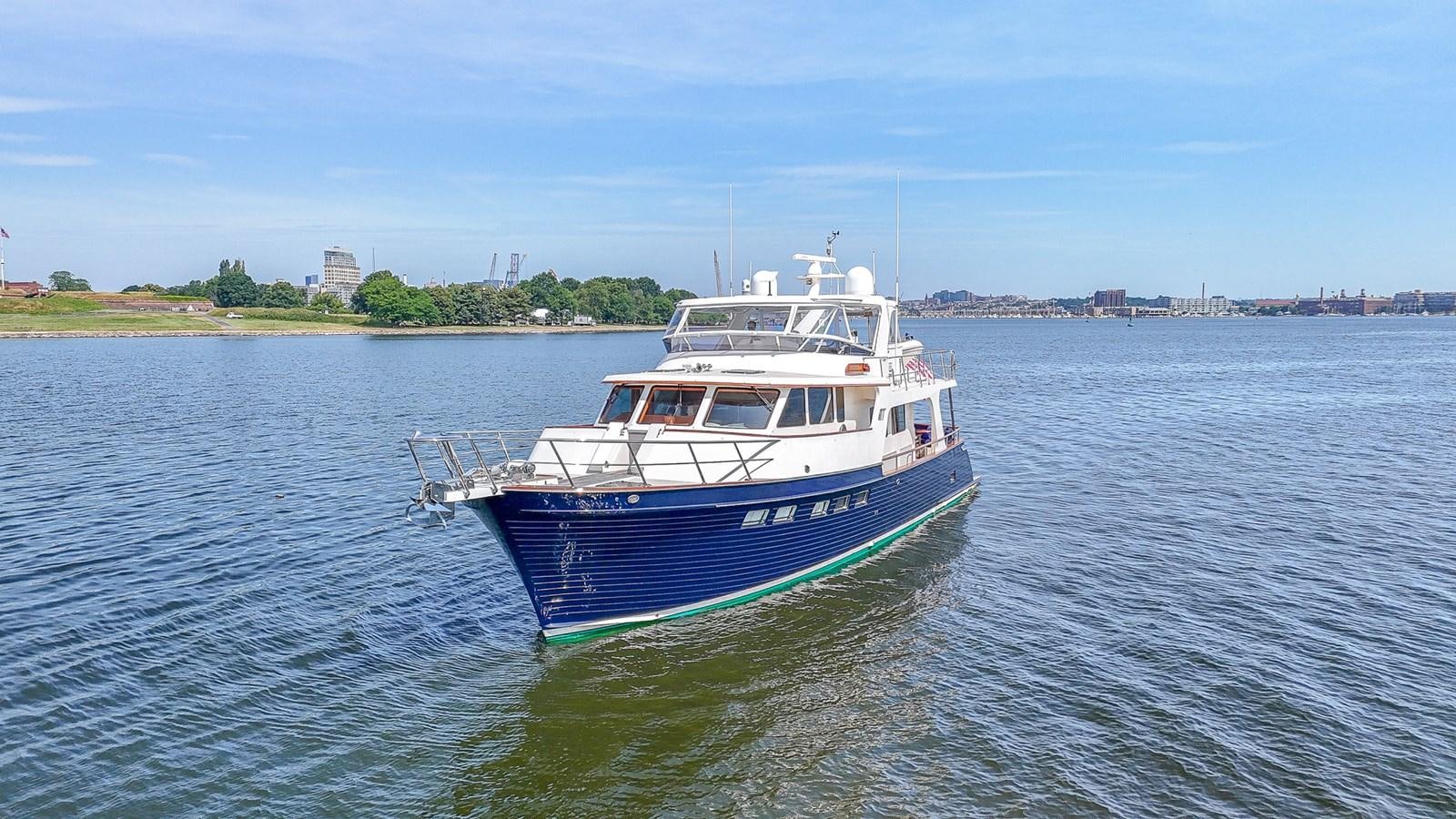 a boat on the water aboard UNDERDOG Yacht for Sale