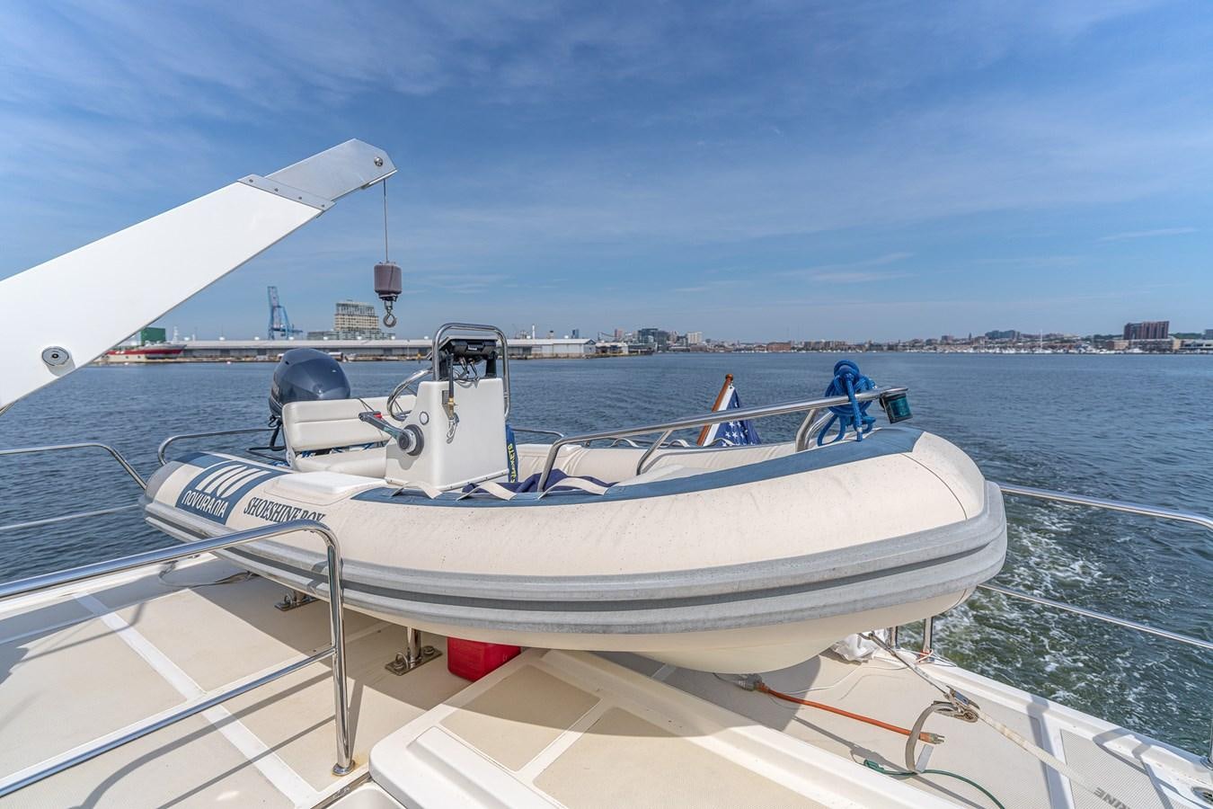 a boat on the water aboard UNDERDOG Yacht for Sale