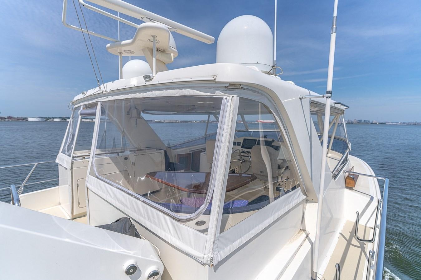 a boat on the water aboard UNDERDOG Yacht for Sale