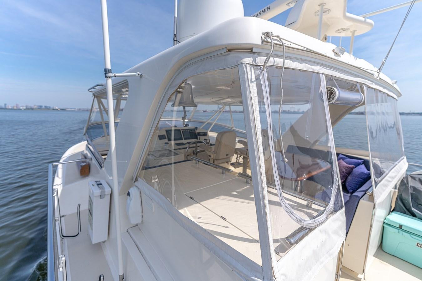 a boat with a person on the front aboard UNDERDOG Yacht for Sale