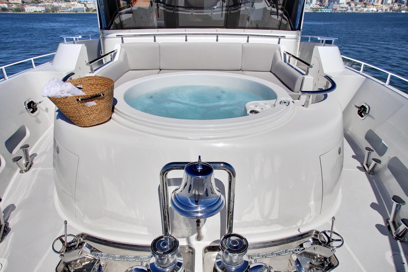 a bathtub with a sink aboard 2025 SELENE 92 EXPEDITION YACHT Yacht for Sale