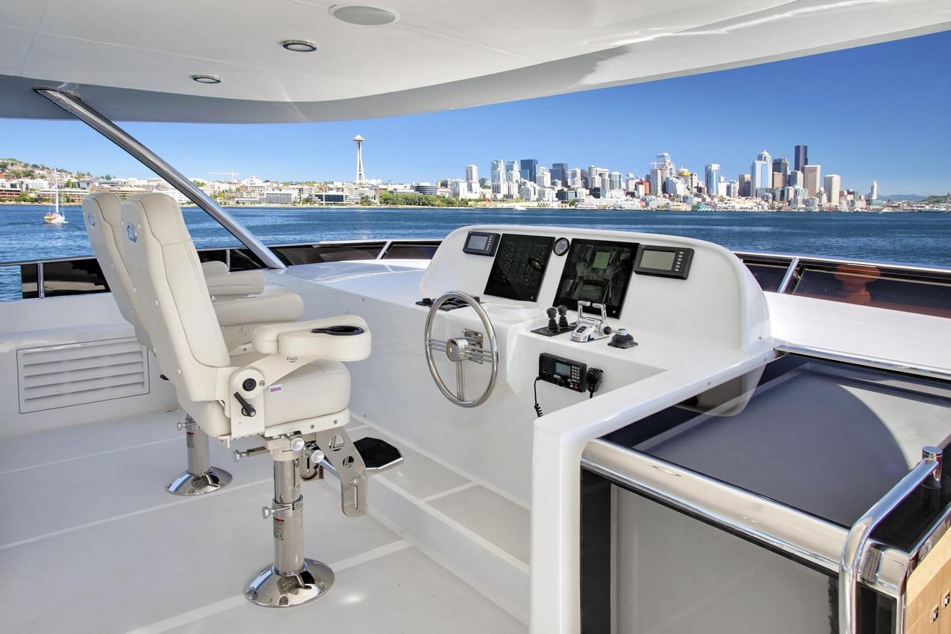 the cockpit of a plane aboard 2025 SELENE 92 EXPEDITION YACHT Yacht for Sale