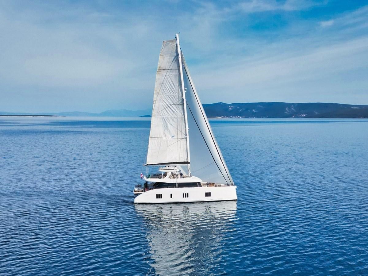 a sailboat on the water aboard NALA ONE Yacht for Sale