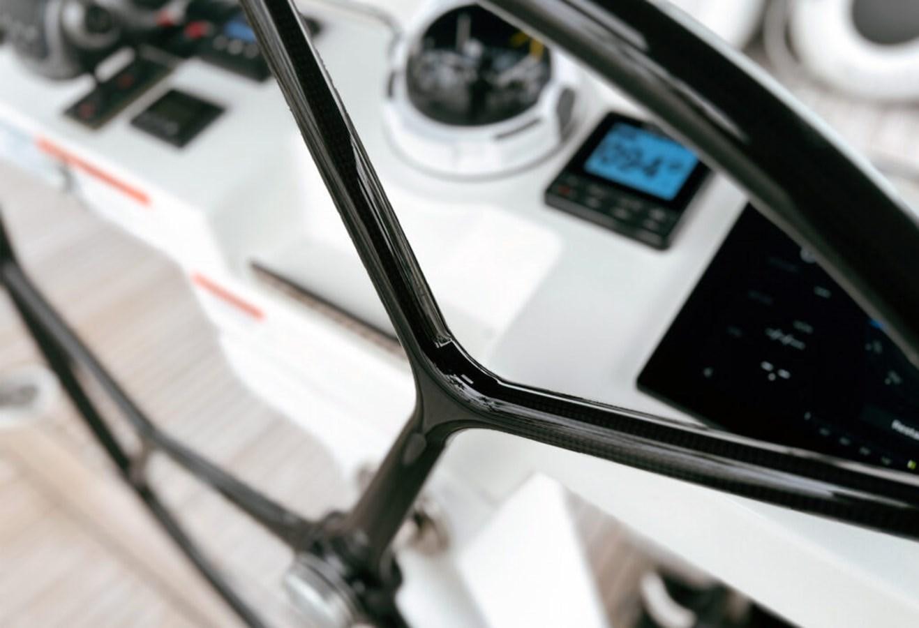 close-up of a car's dashboard aboard 2021 JEANNEAU 64 – “MAH NA MAH NA” Yacht for Sale