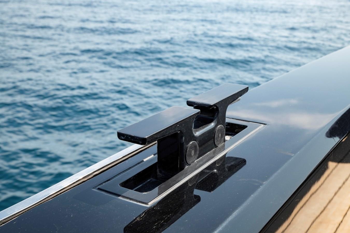 a gun on a boat aboard MATARIKI Yacht for Sale