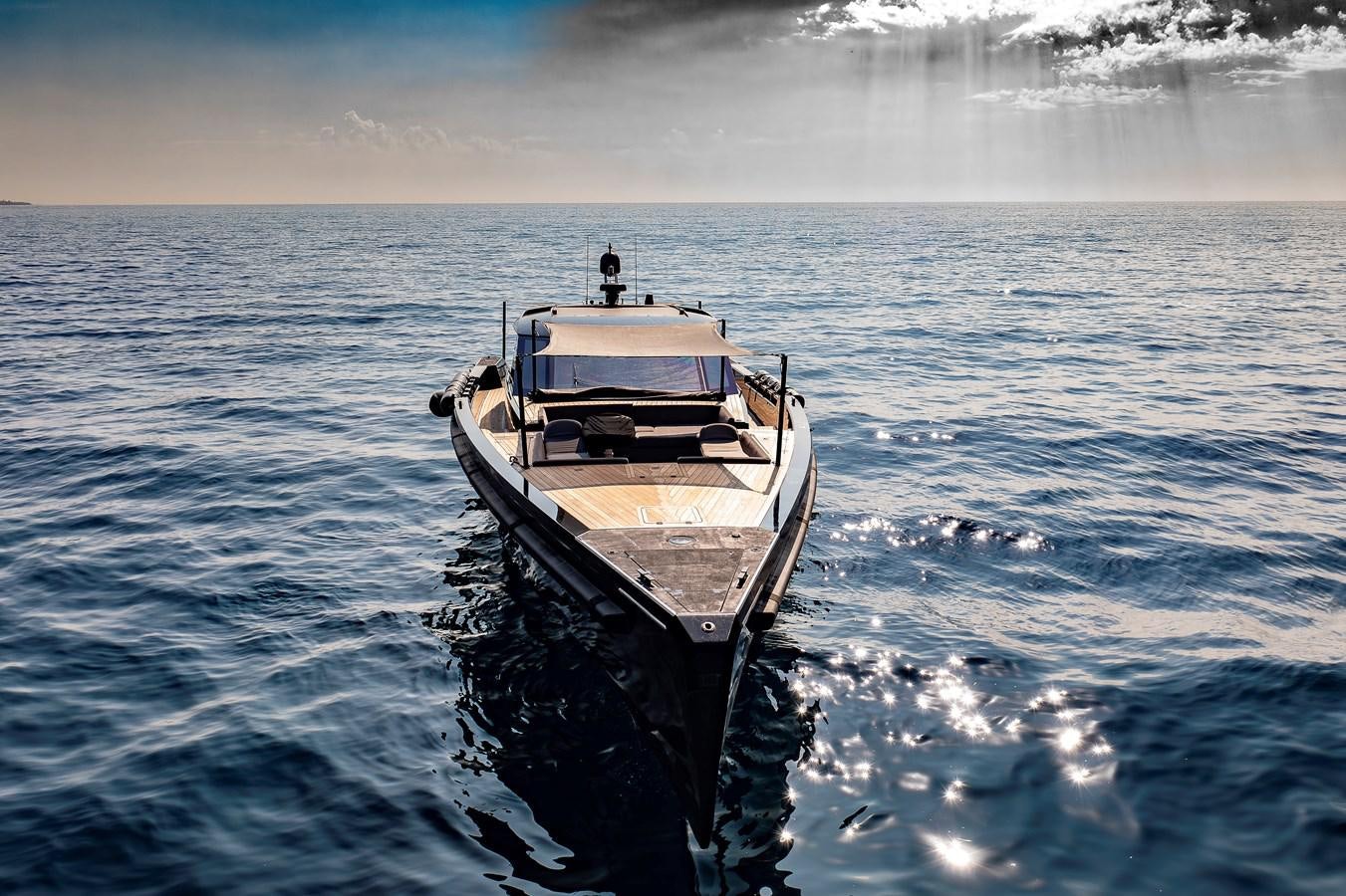 a submarine in the water aboard MATARIKI Yacht for Sale