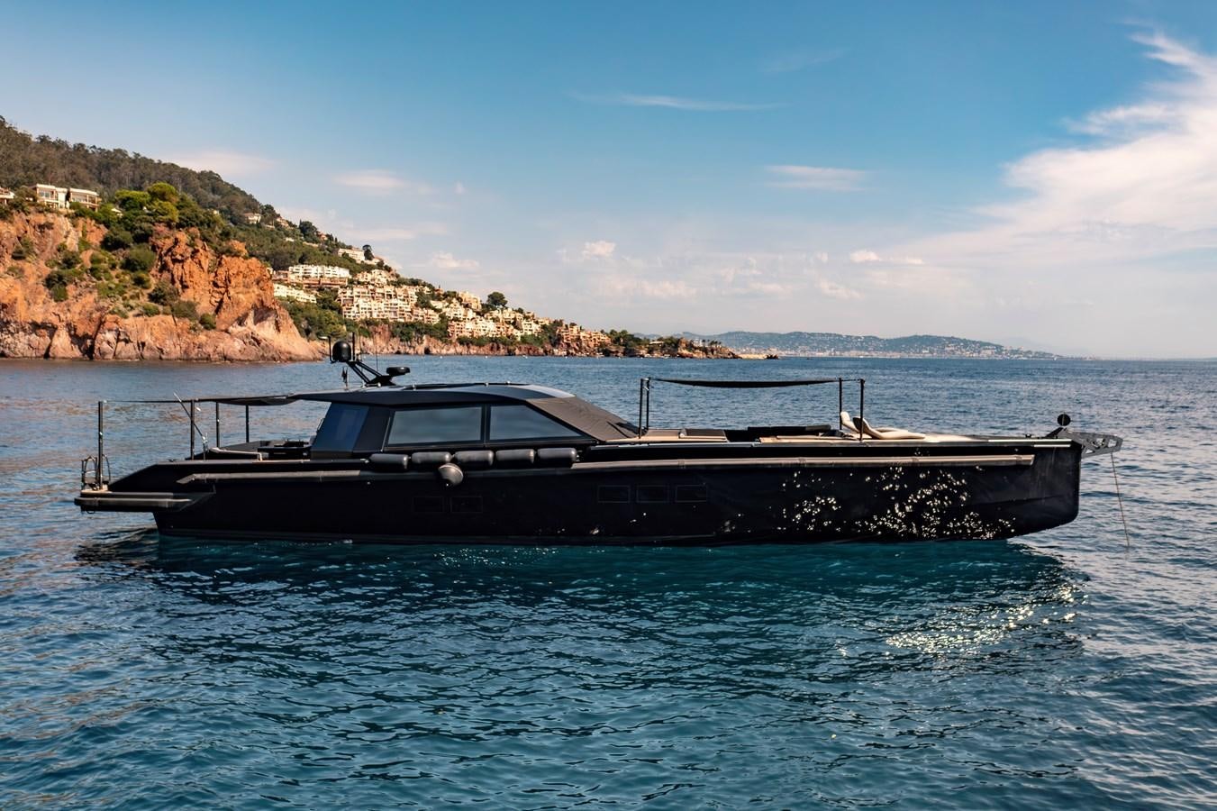 a boat in the water aboard MATARIKI Yacht for Sale