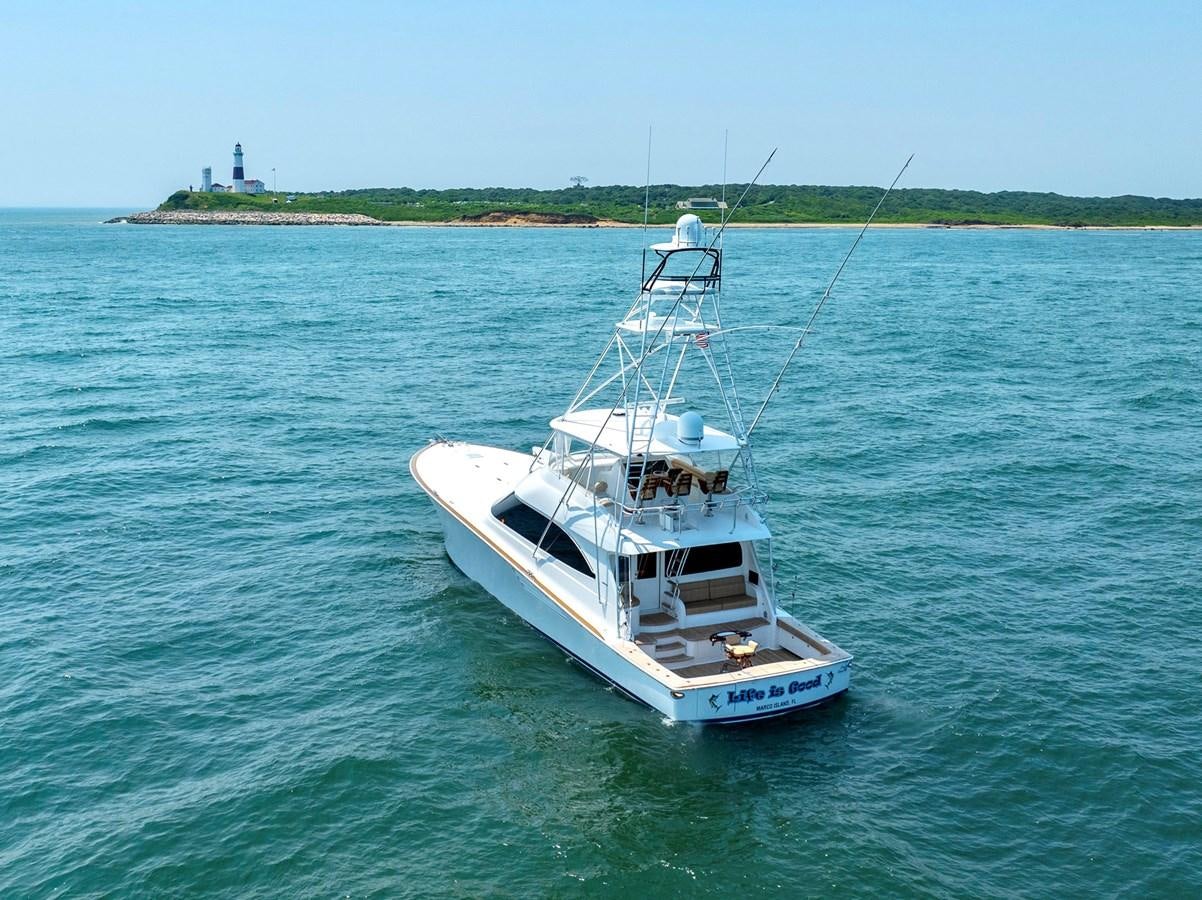a boat in the water aboard LIFE IS GOOD Yacht for Sale