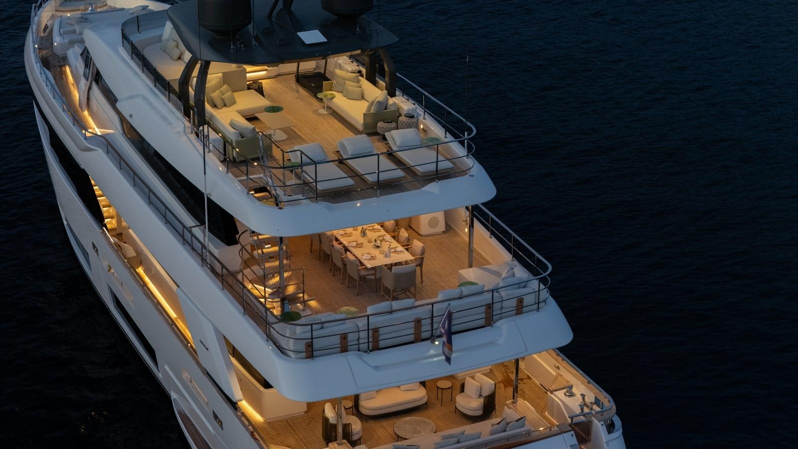 a large ship in the water aboard BUONGIORNO Yacht for Sale