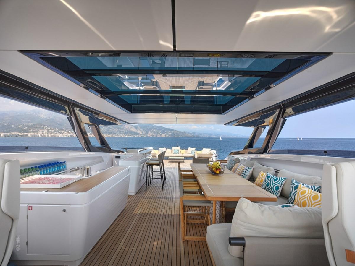 inside of a boat aboard H&CO Yacht for Sale