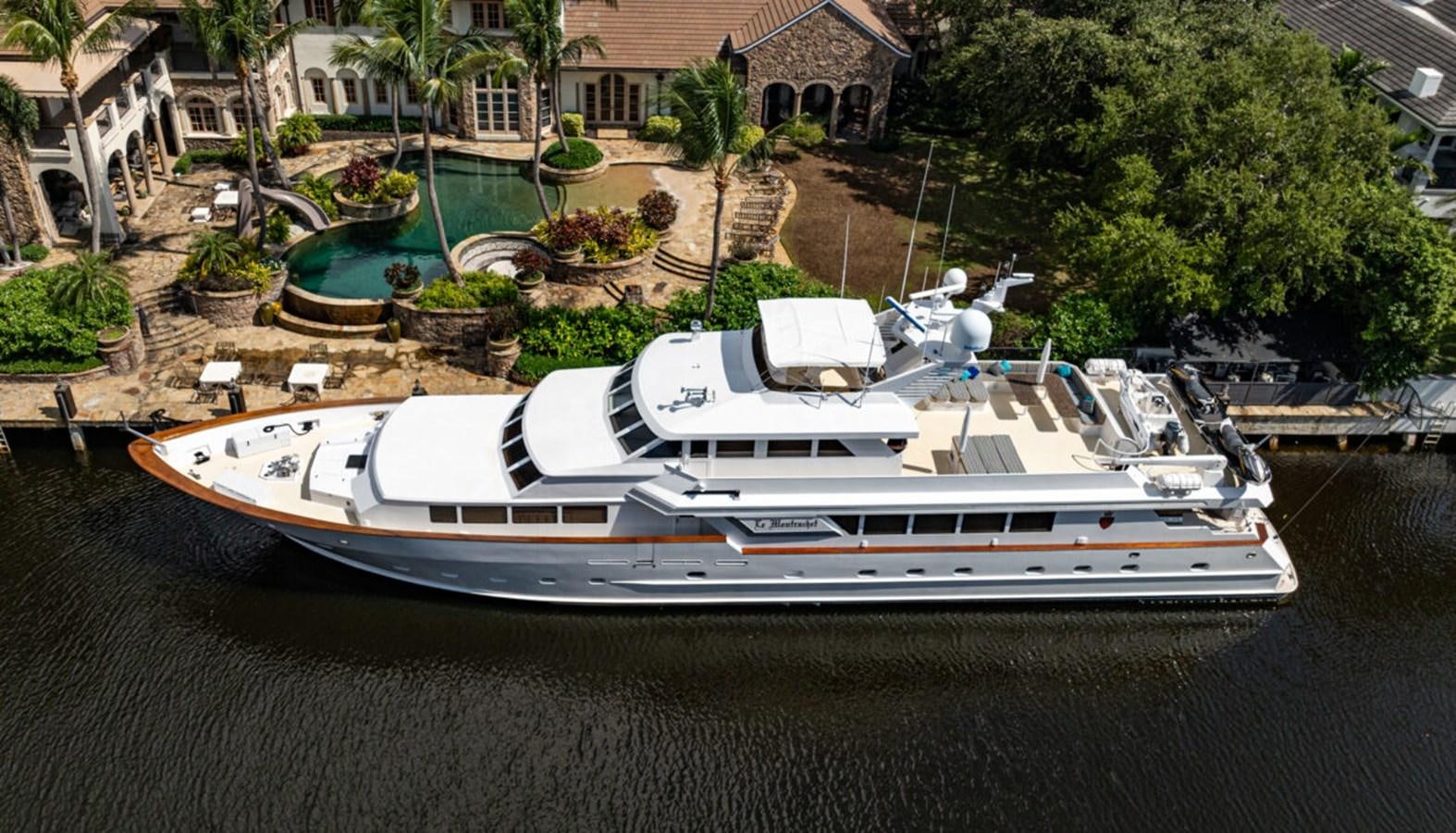 a boat on the water aboard LE MONTRACHET Yacht for Sale