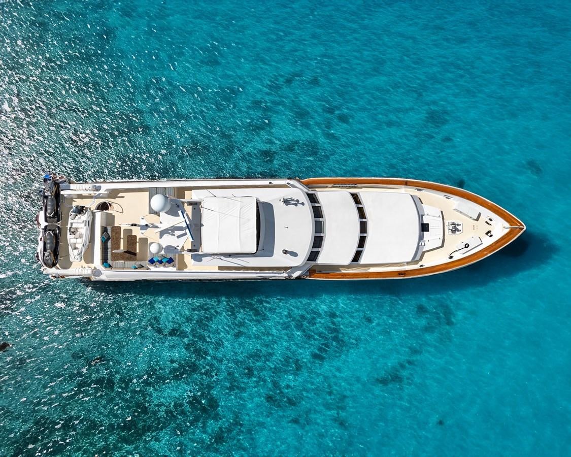 a metal object with a word on it aboard LE MONTRACHET Yacht for Sale