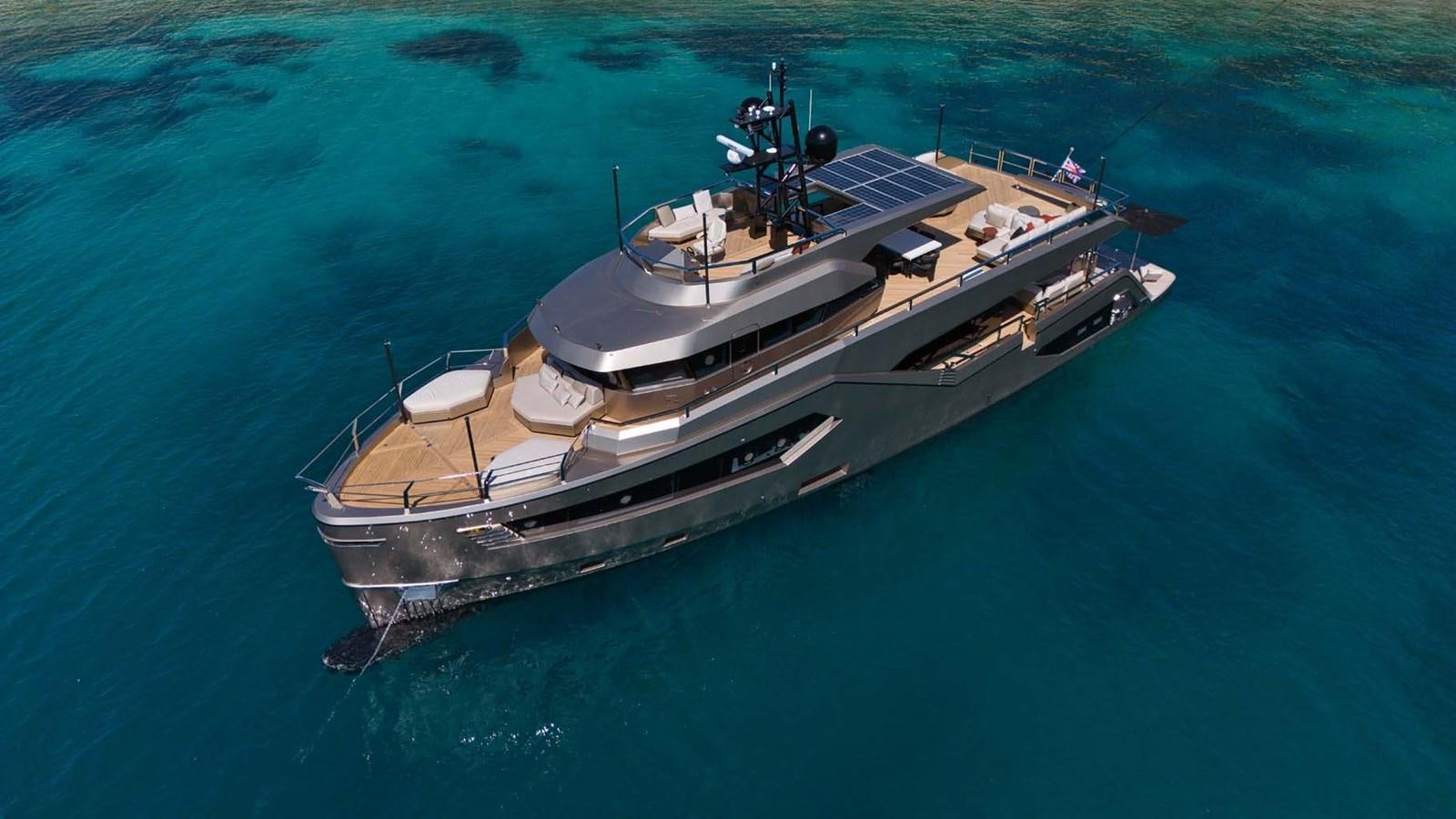 a boat in the water aboard ROCK X Yacht for Sale