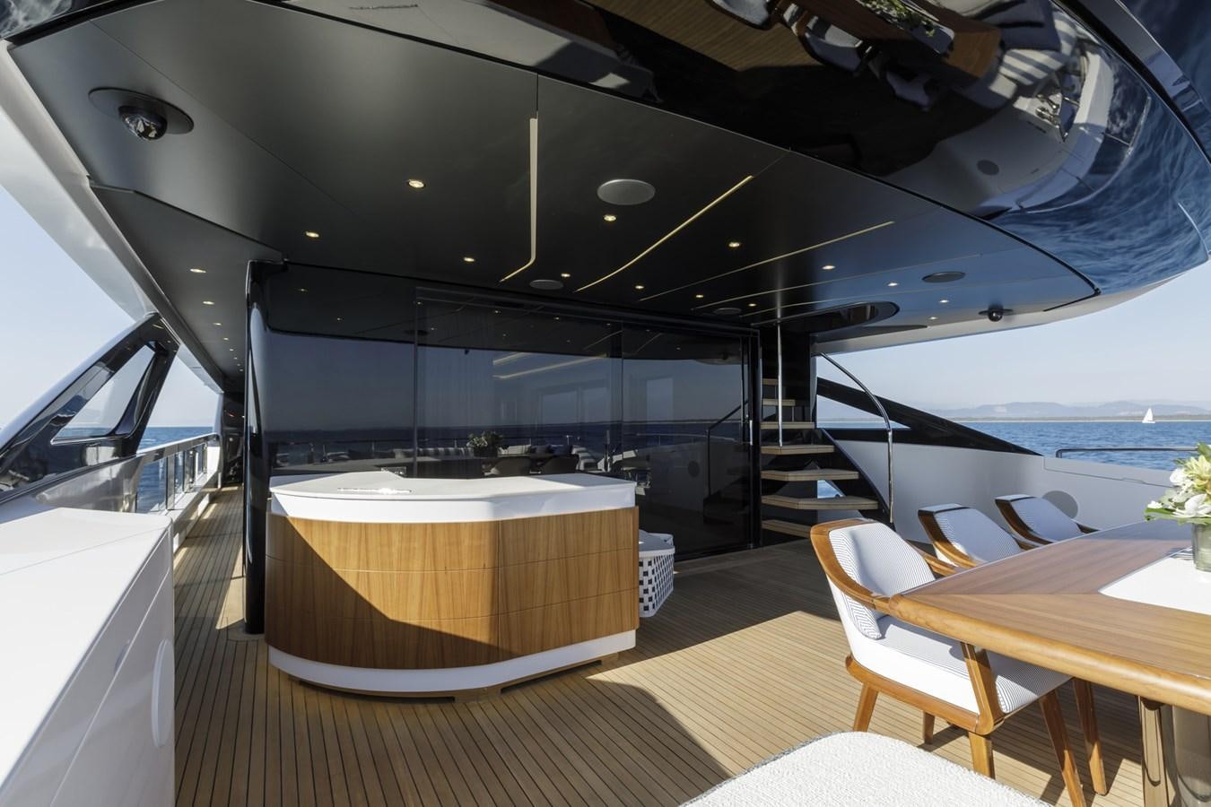 a boat on the water aboard MYSTERE Yacht for Sale