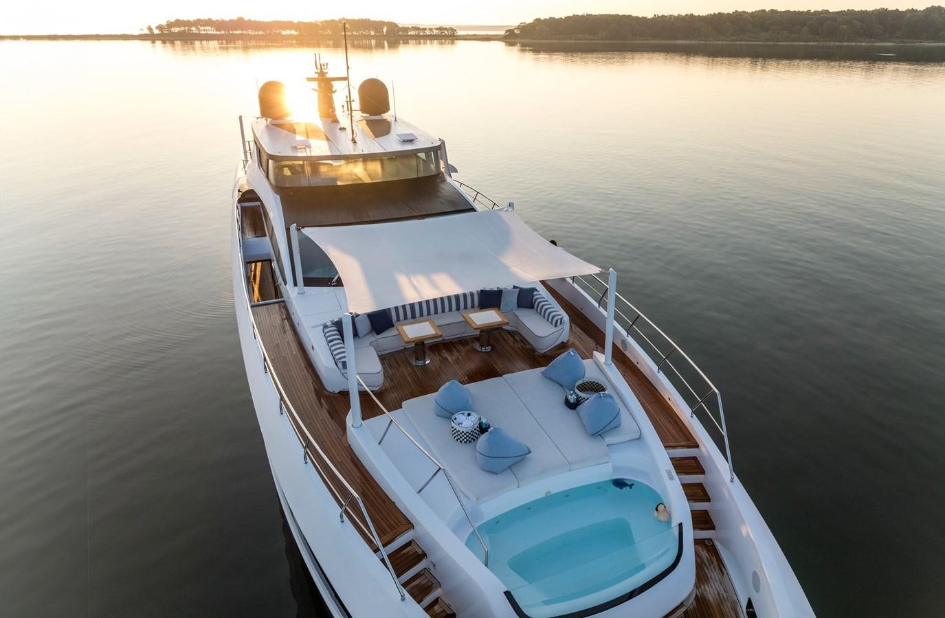 a boat on the water aboard MYSTERE Yacht for Sale