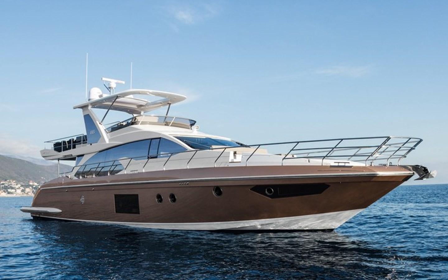 a boat in the water aboard AZIMUT 66 FLY Yacht for Sale