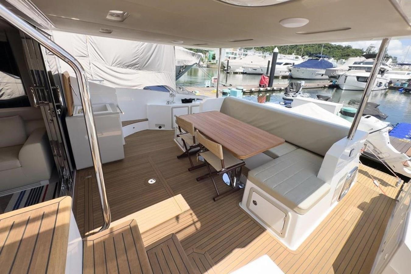 inside of a boat aboard AZIMUT 66 FLY Yacht for Sale