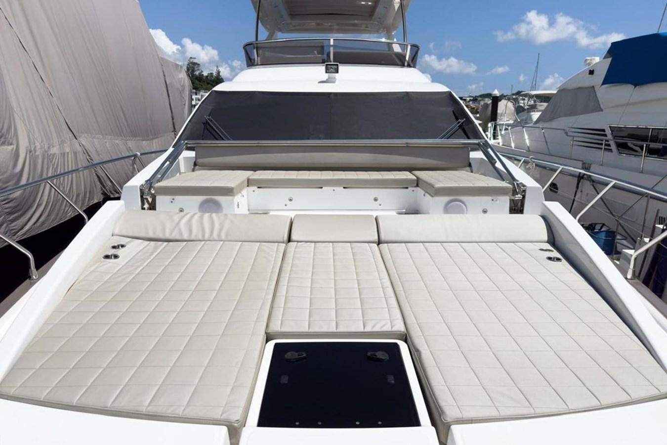 a white solar panel aboard AZIMUT 66 FLY Yacht for Sale