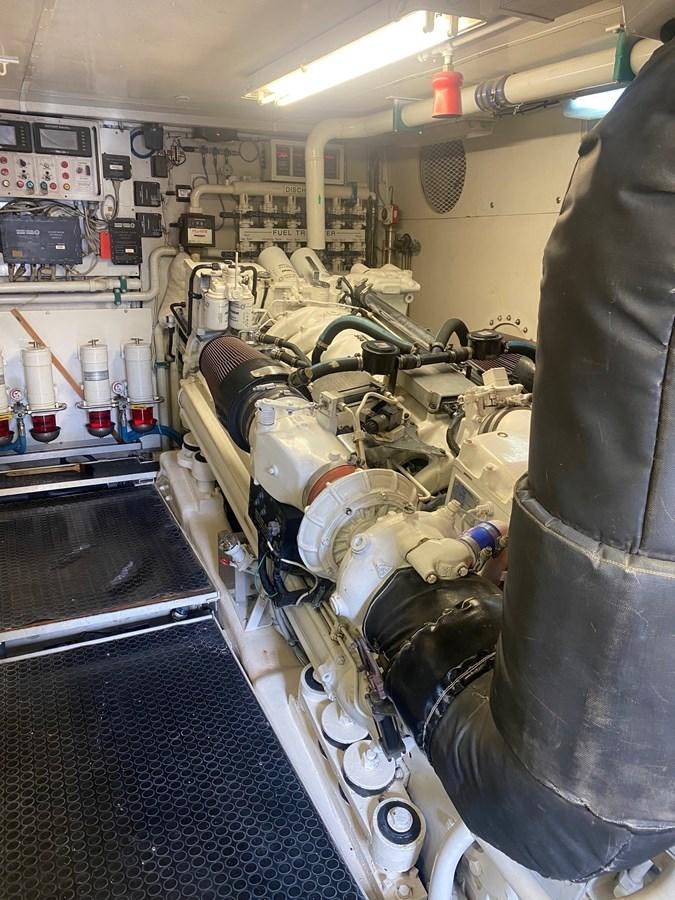 a close-up of a car aboard QUINTESSA Yacht for Sale