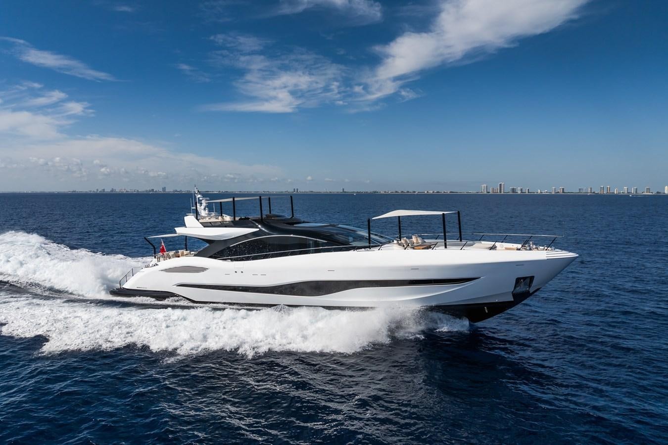 a boat on the water aboard JACQPOT Yacht for Sale