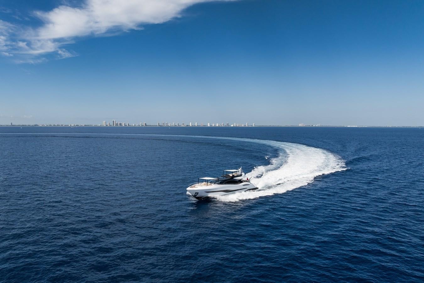 a boat on the water aboard JACQPOT Yacht for Sale