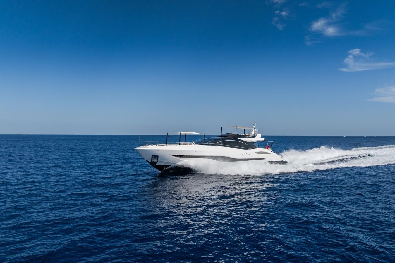 a boat on the water aboard JACQPOT Yacht for Sale