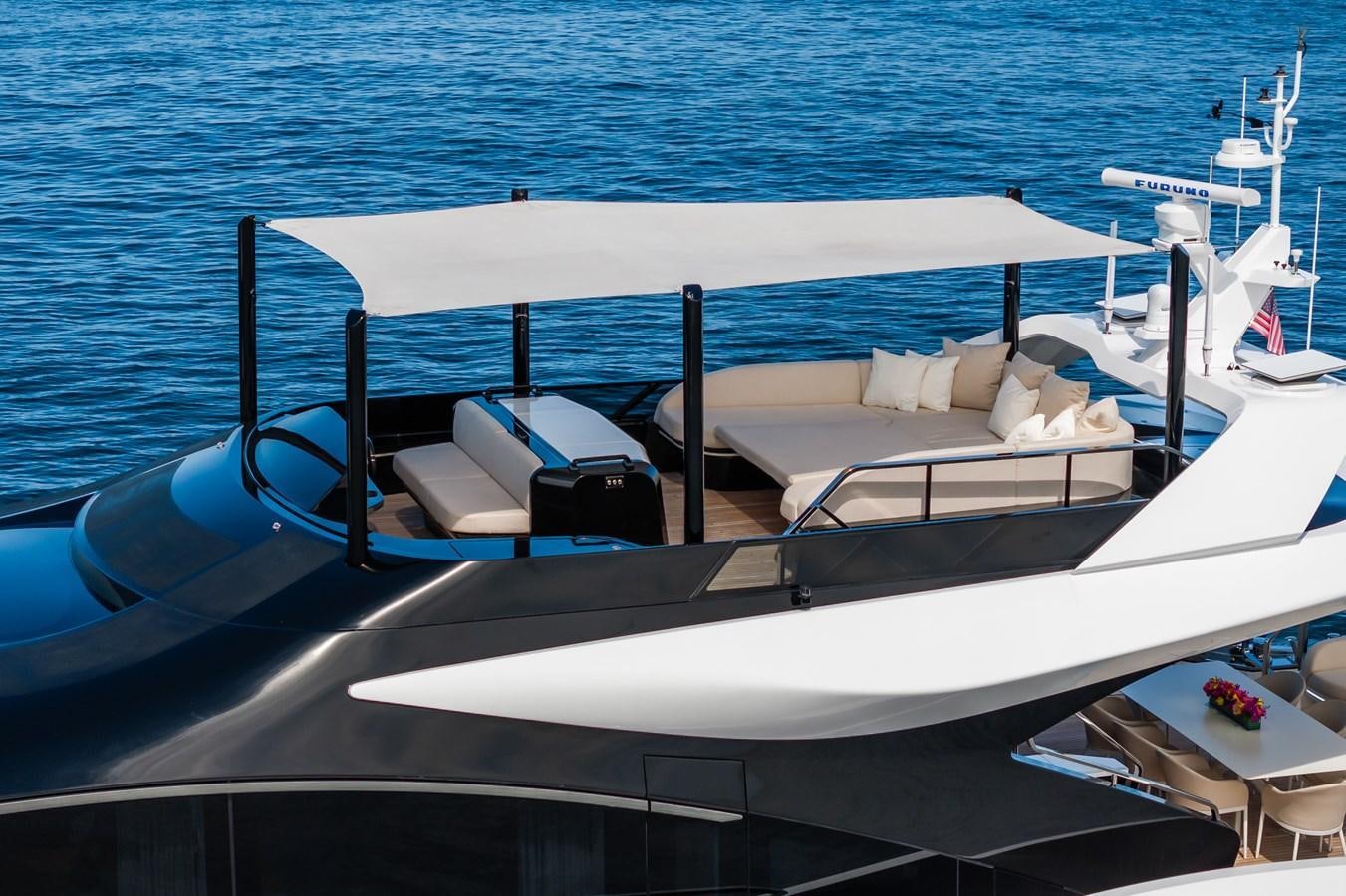 a boat on the water aboard JACQPOT Yacht for Sale