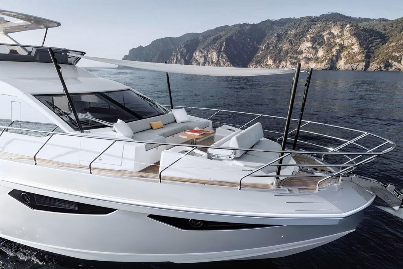 a boat on the water aboard 2023 AZIMUT FLY 78 Yacht for Sale