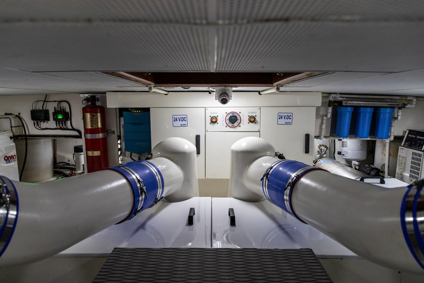 a close-up of a machine aboard ARAGOSTA Yacht for Sale