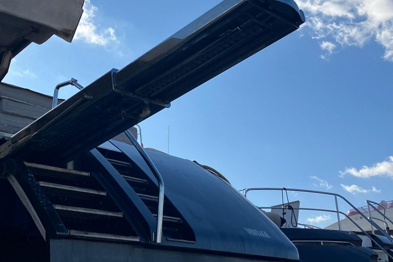 a close-up of a boat aboard VINTAGE Yacht for Sale