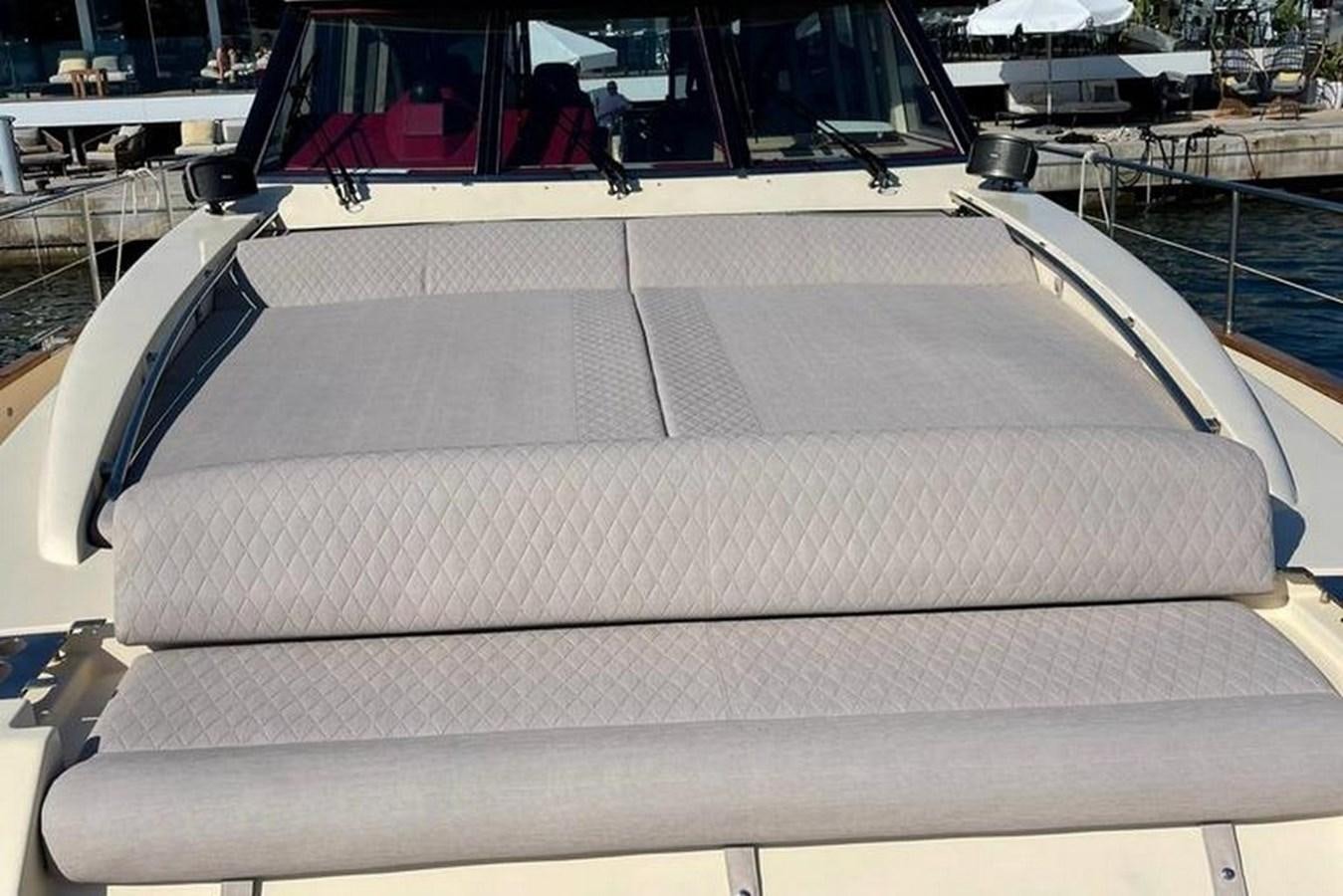 a boat on a deck aboard VINTAGE Yacht for Sale