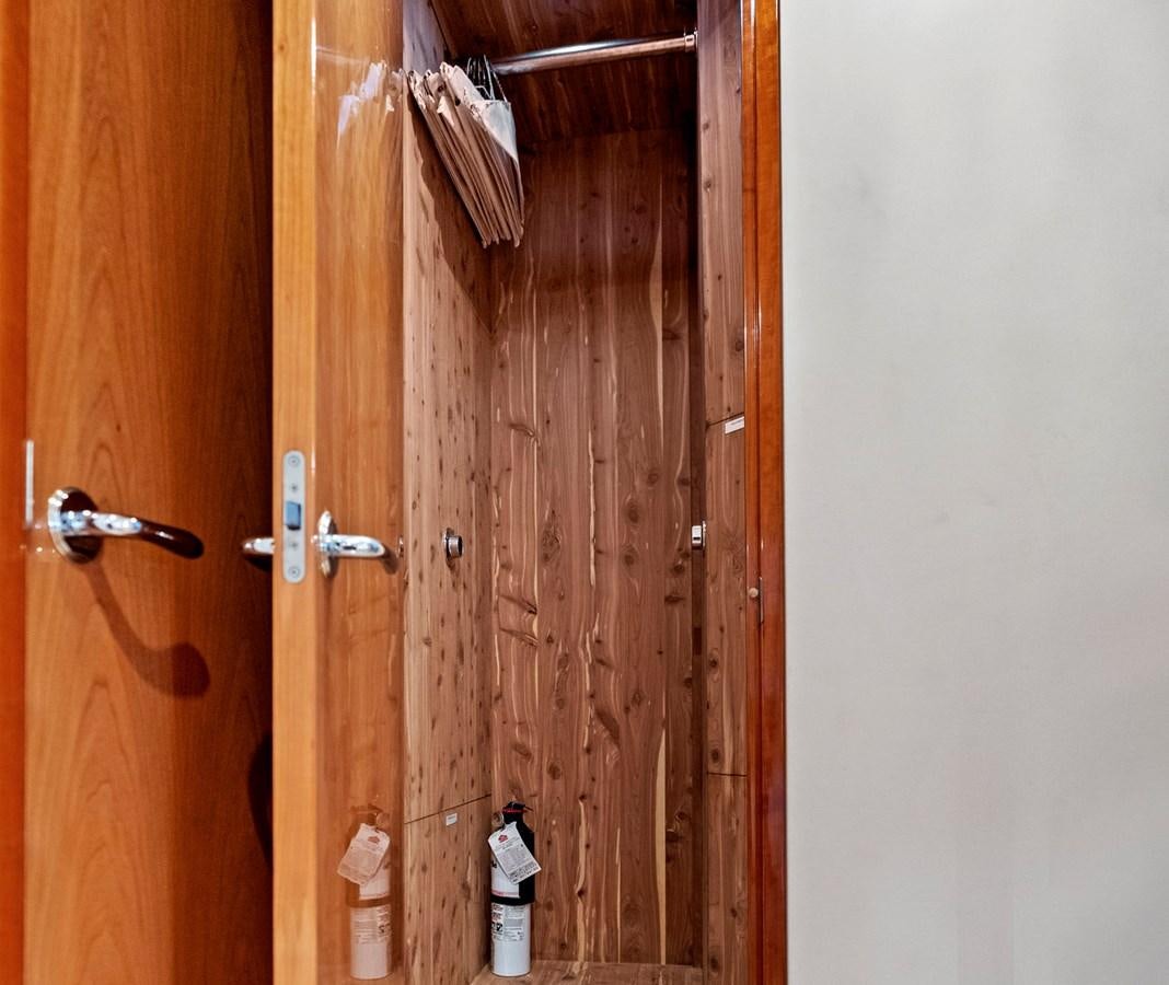 a door with a handle aboard NAUTICAL NOMAD Yacht for Sale