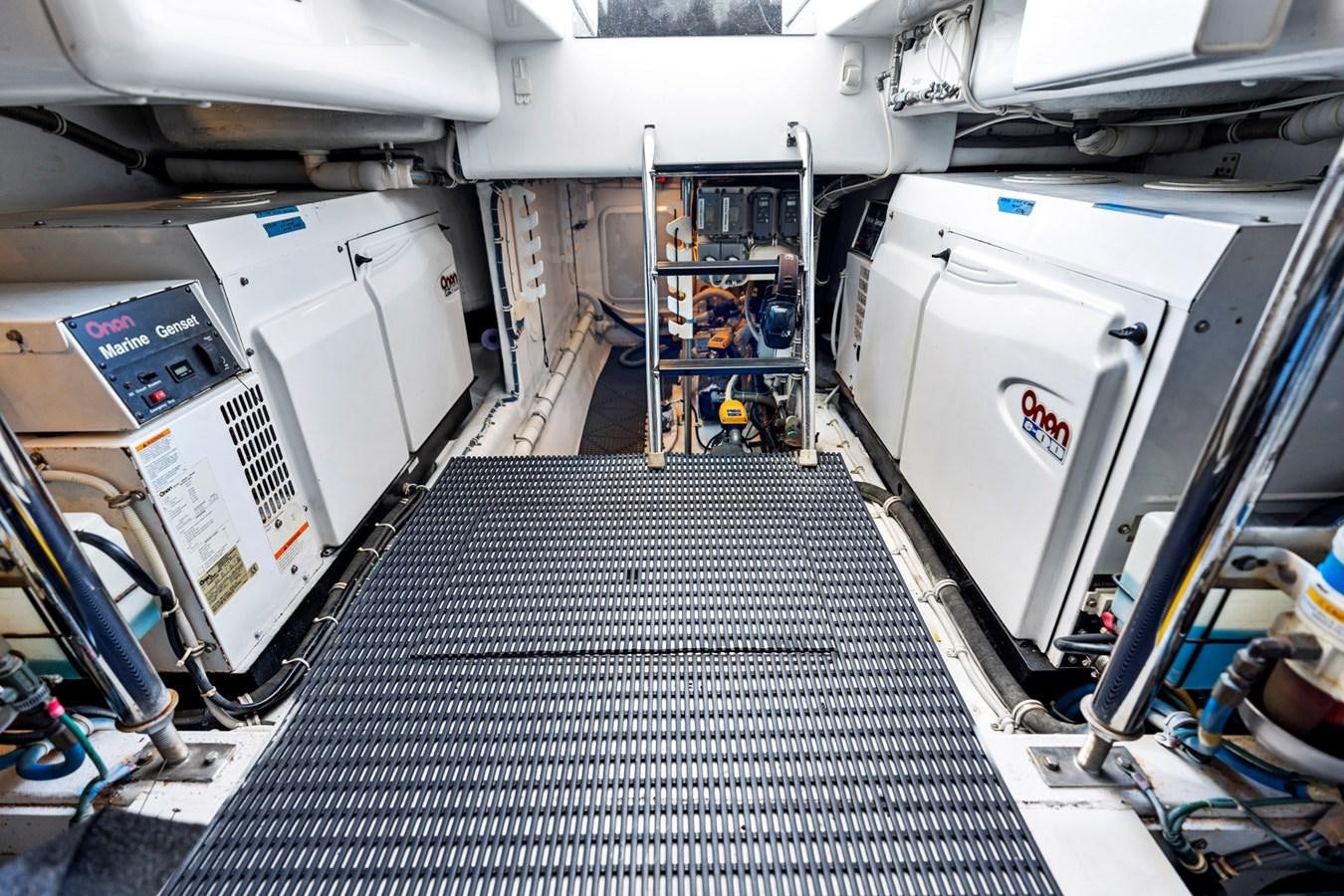 a machine in a room aboard NAUTICAL NOMAD Yacht for Sale