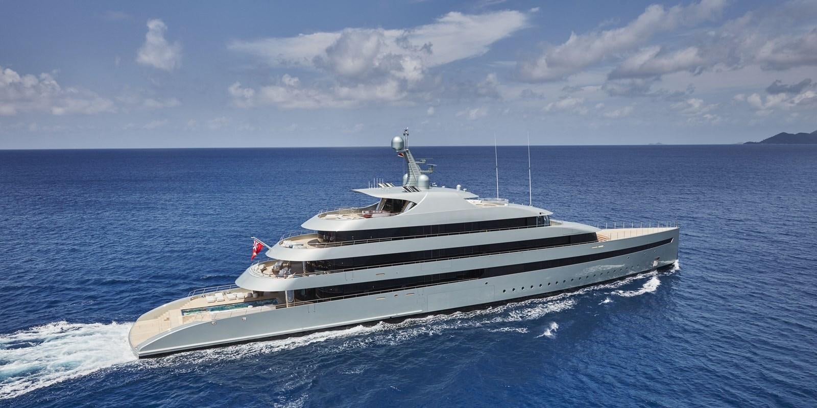 a white boat in the water aboard SAVANNAH Yacht for Sale
