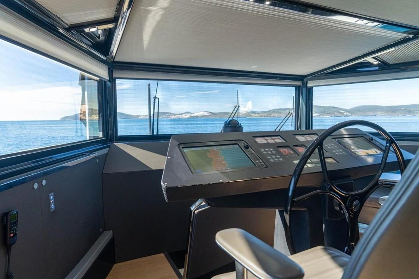 inside of a bus aboard ARCADIA 85 2015 Yacht for Sale
