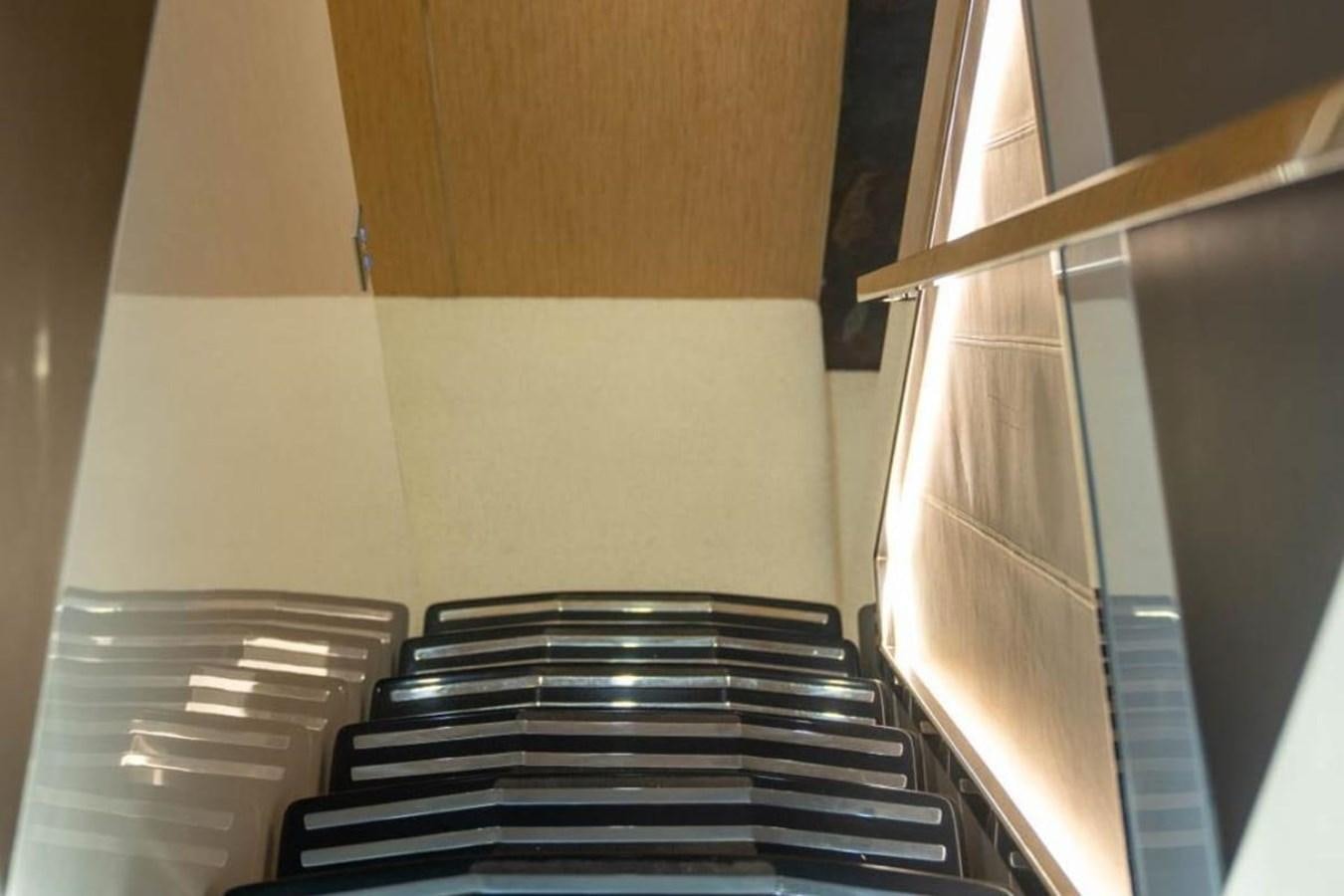 a black grill on a white surface aboard ARCADIA 85 2015 Yacht for Sale