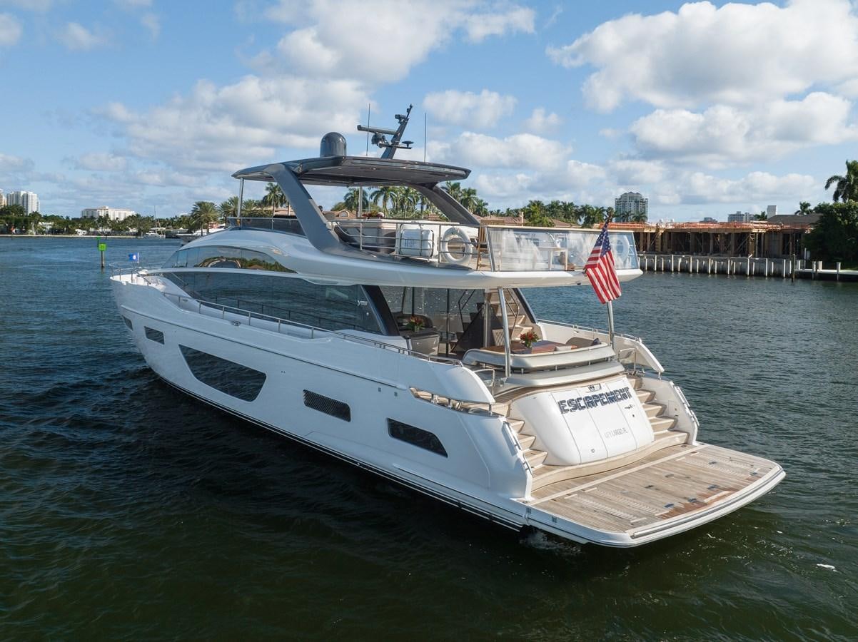 a boat on the water aboard ESCAPEMENT Yacht for Sale