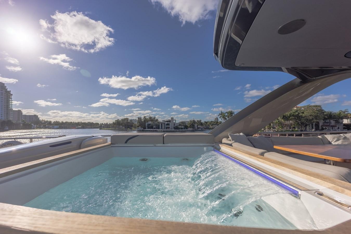 a pool of water aboard ESCAPEMENT Yacht for Sale