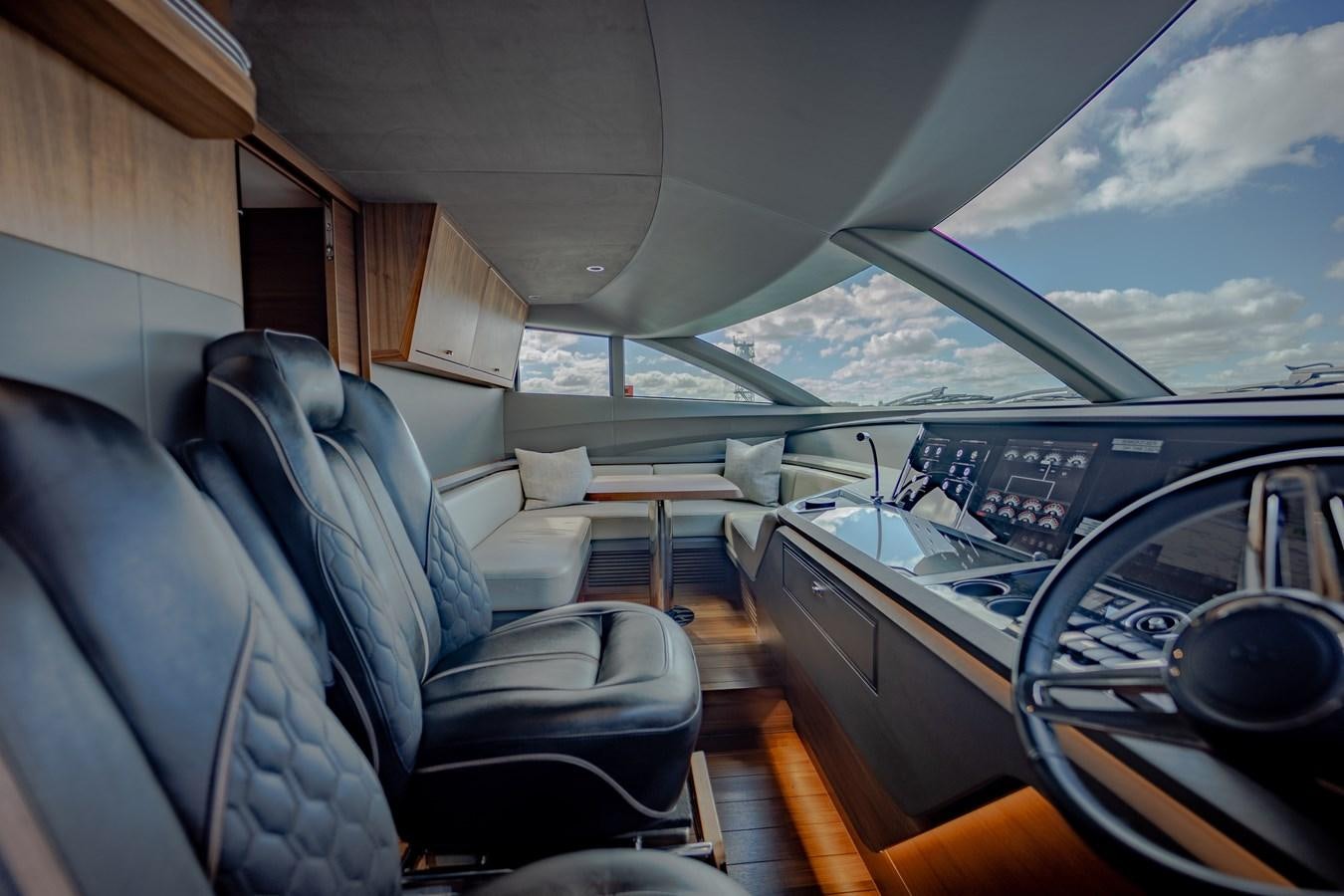 inside of a vehicle aboard ESCAPEMENT Yacht for Sale