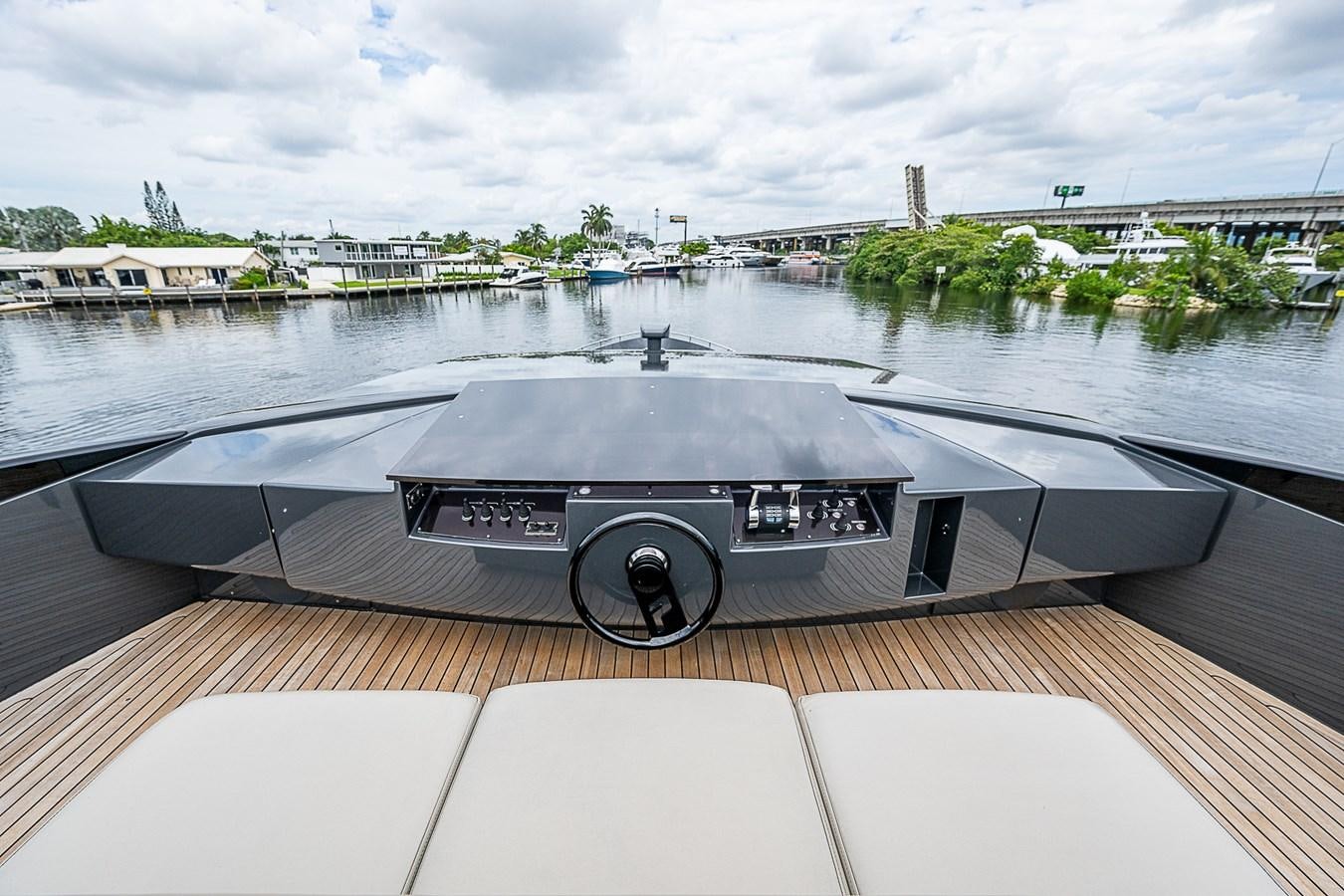 a dashboard of a car aboard COAL BLOODED Yacht for Sale