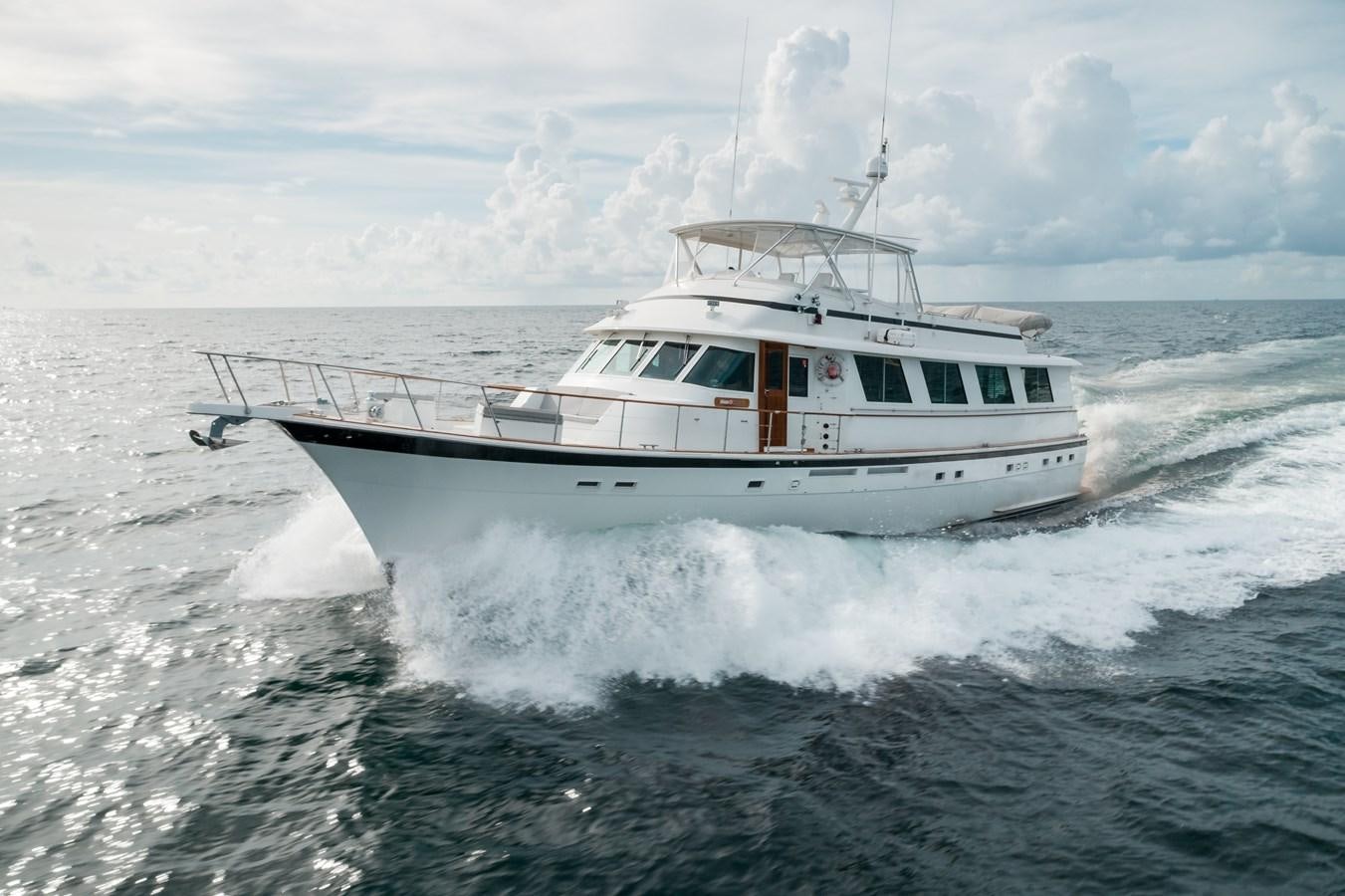 a boat on the water aboard HIGH IMPACT Yacht for Sale