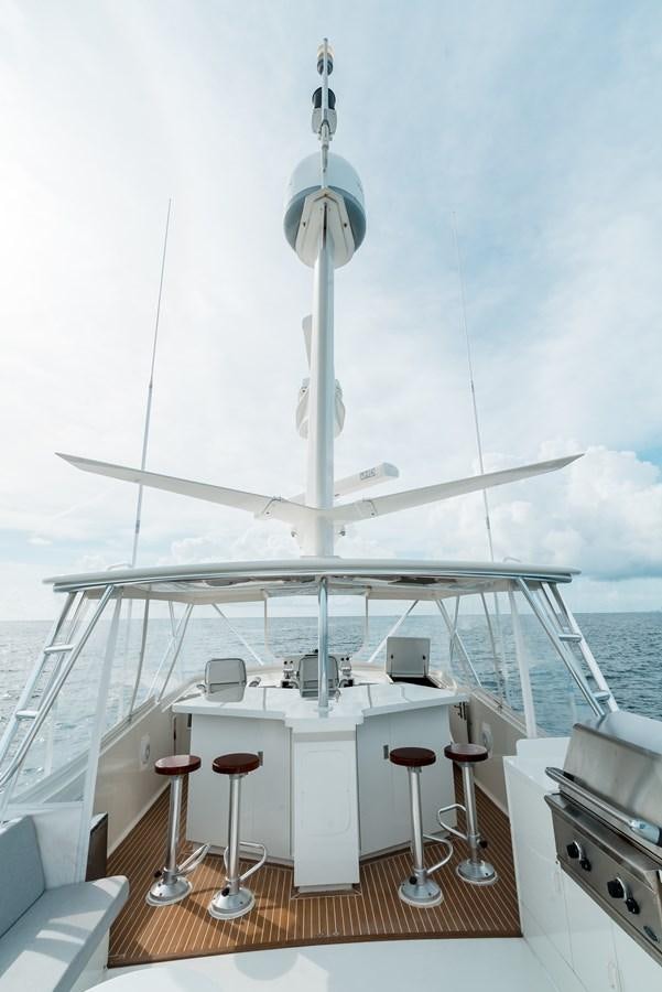 a space shuttle on a ship aboard HIGH IMPACT Yacht for Sale