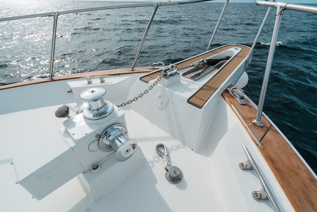 a boat with a faucet aboard HIGH IMPACT Yacht for Sale