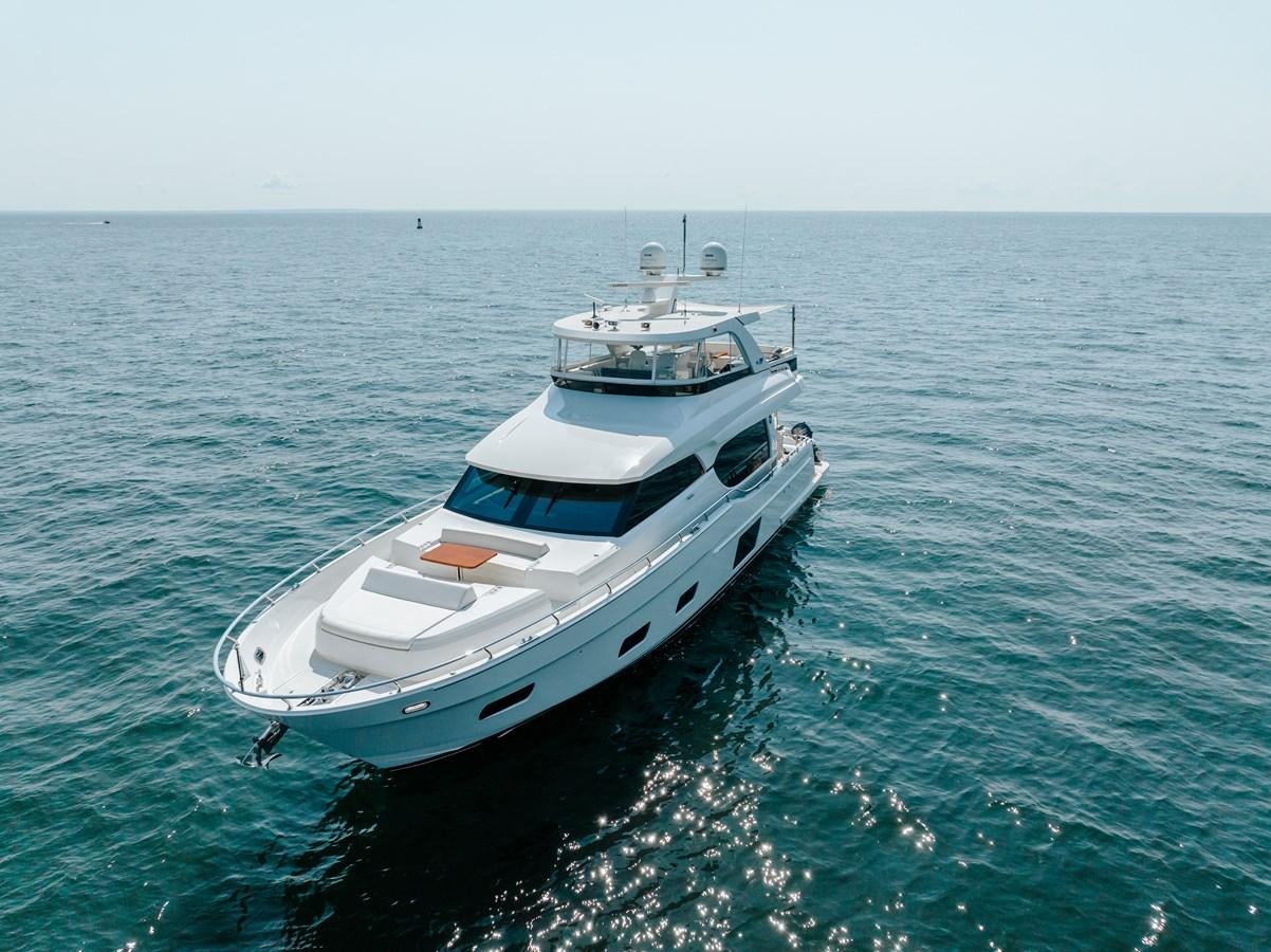 a boat in the water aboard THE THREE B'S Yacht for Sale