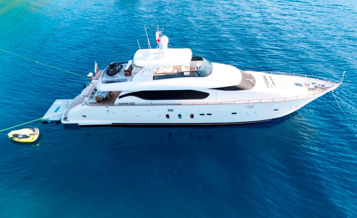 a white yacht in the water aboard MAIORA 26 Yacht for Sale