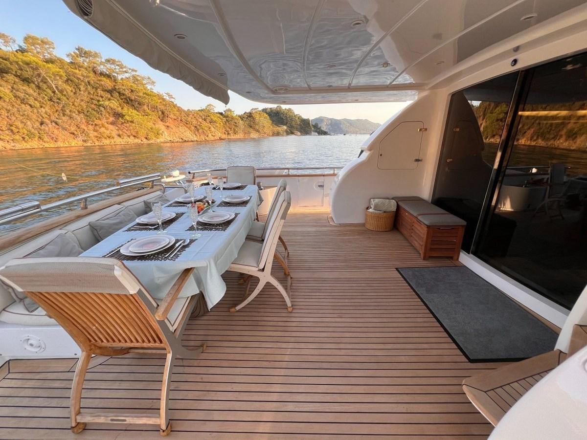 a boat on a dock aboard MAIORA 26 Yacht for Sale